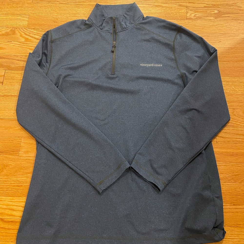 Navy performance quarter zip